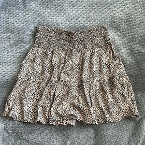 Leopard Print Skirt